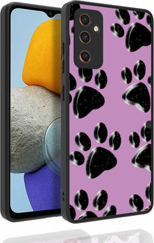 Galaxy M23 Kılıf Desenli Kamera Korumalı Parlak Klfs Nora Kapak - No3
