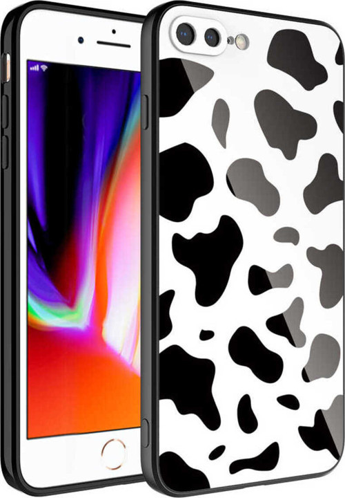 İphone 8 Plus Kılıf Kamera Korumalı Desenli Sert Silikon Klfs Epoksi Kapak - No7