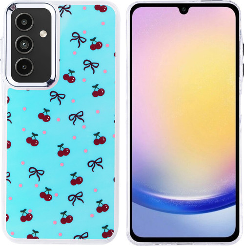Galaxy A25 Kılıf Airbag Tasarımlı Klfs Hadra Kapak - Kiraz