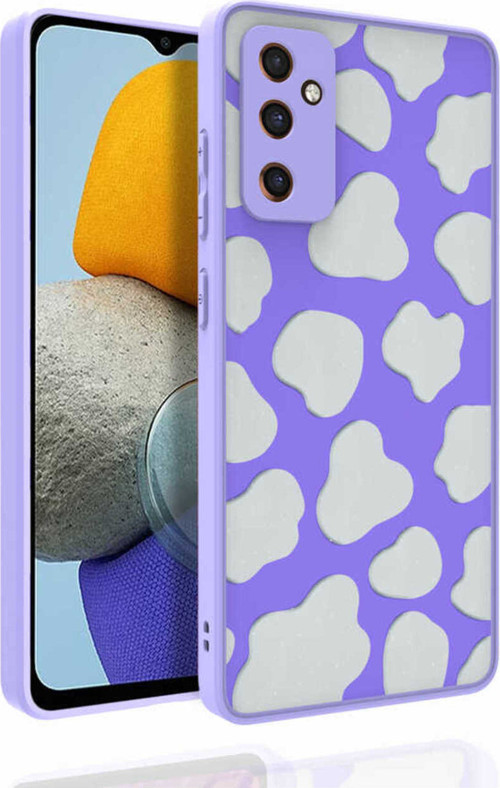 Galaxy M23 Kılıf Desenli Kamera Korumalı Parlak Klfs Nora Kapak - No6