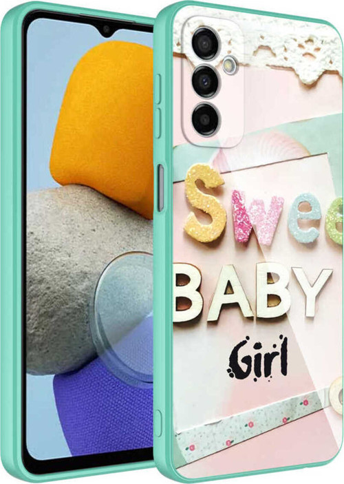 Galaxy M23 Kılıf Kamera Korumalı Desenli Sert Silikon Klfs Epoksi Kapak - No5