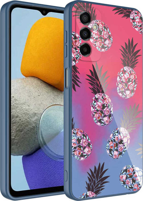 Galaxy M23 Kılıf Kamera Korumalı Desenli Sert Silikon Klfs Epoksi Kapak - No3