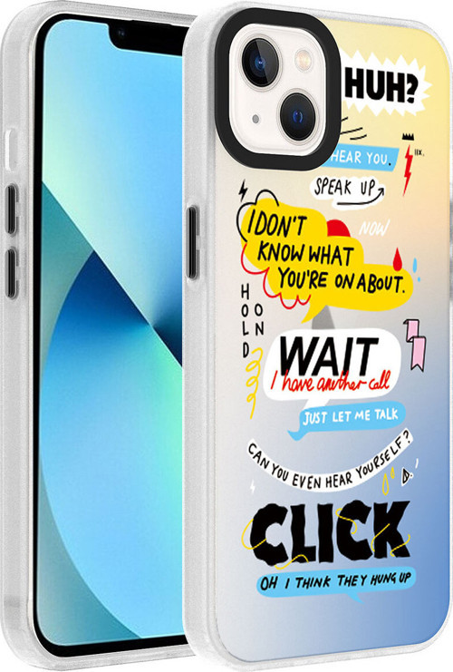 Apple İphone 14 Kılıf Desenli Zore Dragon Sert Kapak