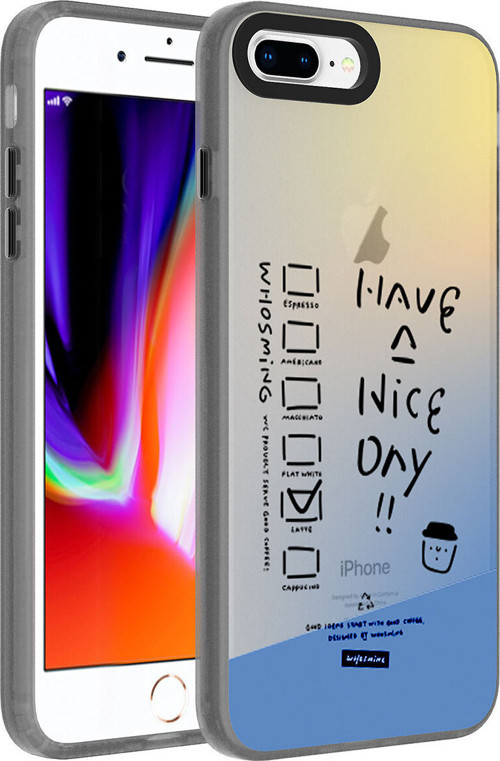 İphone 8 Plus Kılıf Desenli Klfs Dragon Sert Kapak - Have