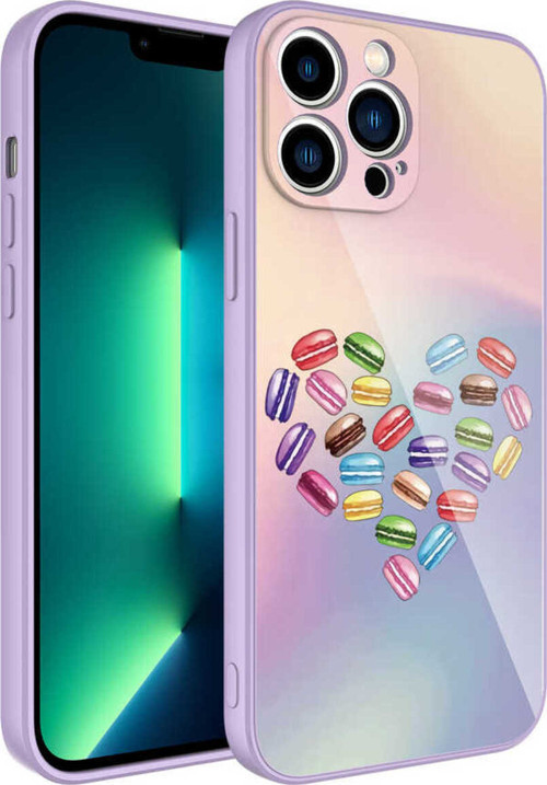 İphone 11 Pro Max Uyumlu Kamera Korumalı Desenli Sert Silikon Klfs Epoksi Kılıf-No1