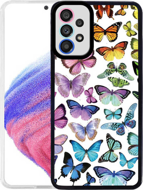 Galaxy A33 5G Kılıf Klfs M-Fit Desenli Kapak - Butterfly No3