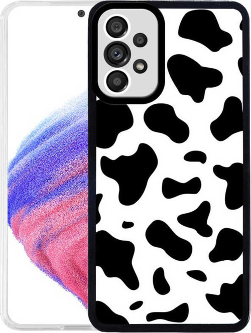 Galaxy A33 5G Kılıf Klfs M-Fit Desenli Kapak - Cow No1