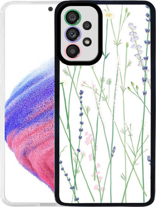 Galaxy A33 5G Kılıf Klfs M-Fit Desenli Kapak - Flower No4