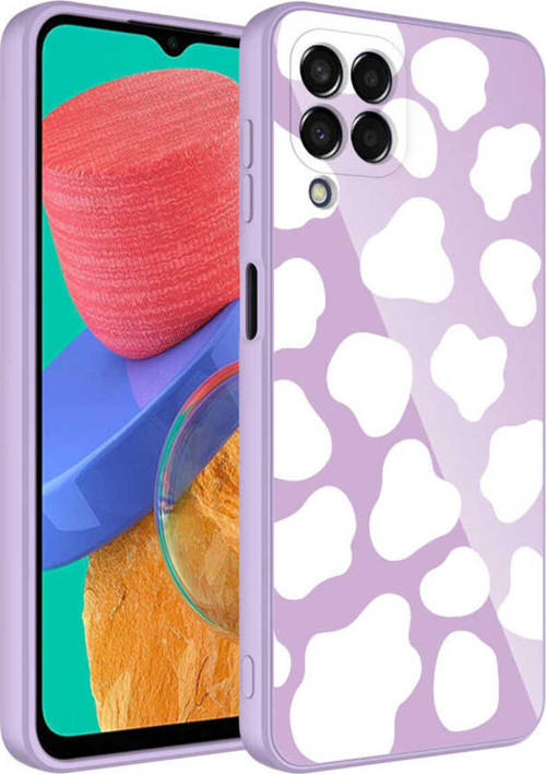 Galaxy M33 Kılıf Kamera Korumalı Desenli Sert Silikon Klfs Epoksi Kapak - No6