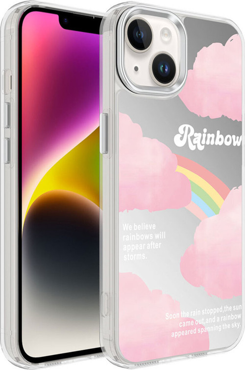 İphone 13 Uyumlu Aihttgli Parlak Tasarımlı Klfs Mimbo Kılıf-No6