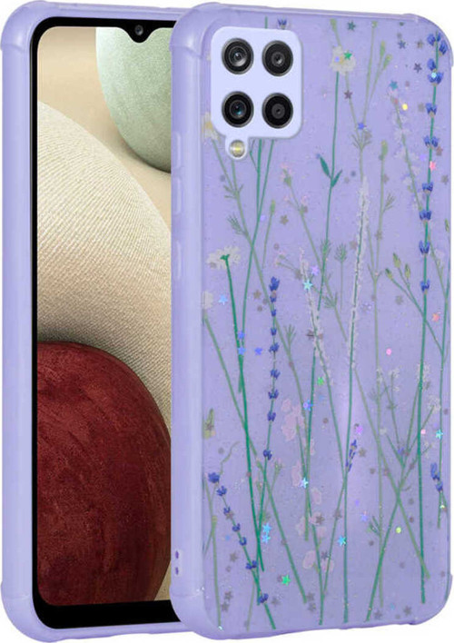 Galaxy M33 Kılıf Simli Desenli Kamera Korumalı Parlak Klfs Popy Kapak - Dallar