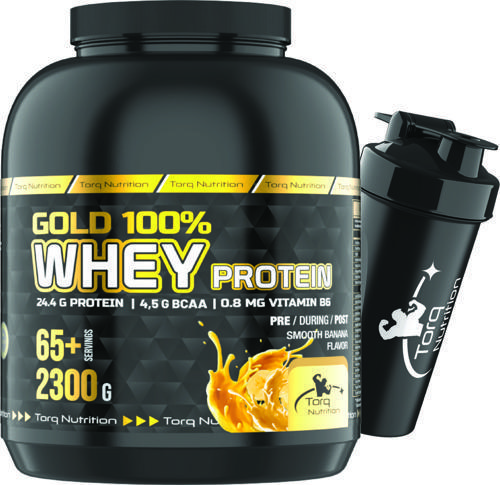 Gold Whey Protein Muz Aromalı 2300 gr