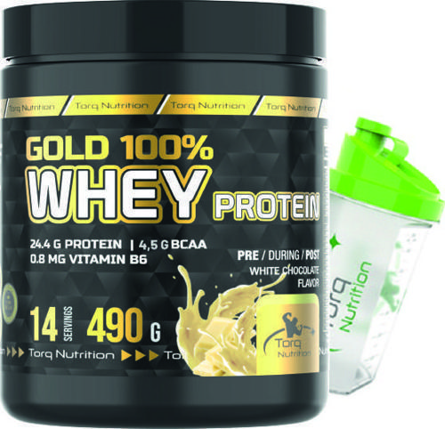 Gold Whey Protein Beyaz Çikolata Aromalı 490 Gr
