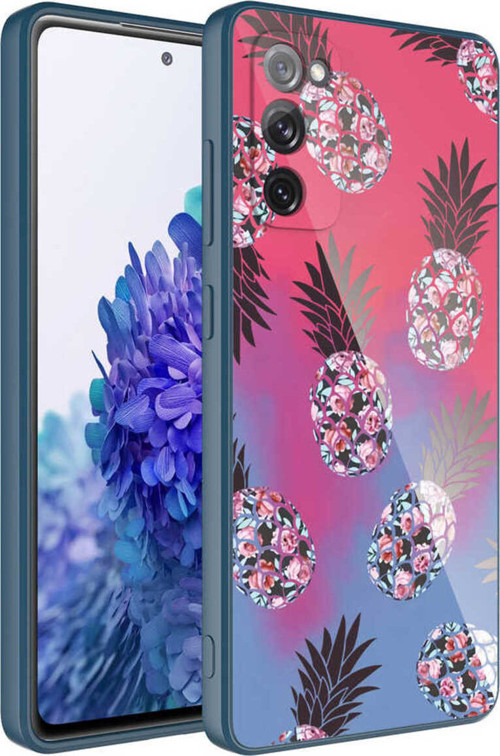Galaxy S20 Fe Uyumlu Kamera Korumalı Desenli Sert Silikon Klfs Epoksi Kılıf-No3
