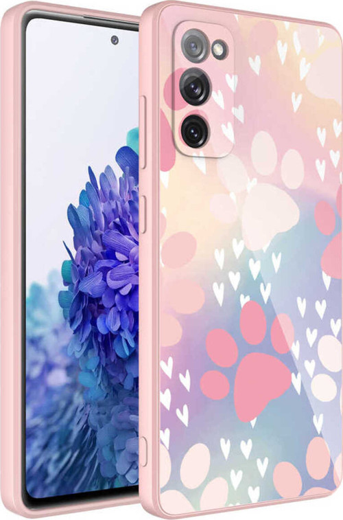 Galaxy S20 Fe Uyumlu Kamera Korumalı Desenli Sert Silikon Klfs Epoksi Kılıf-No4