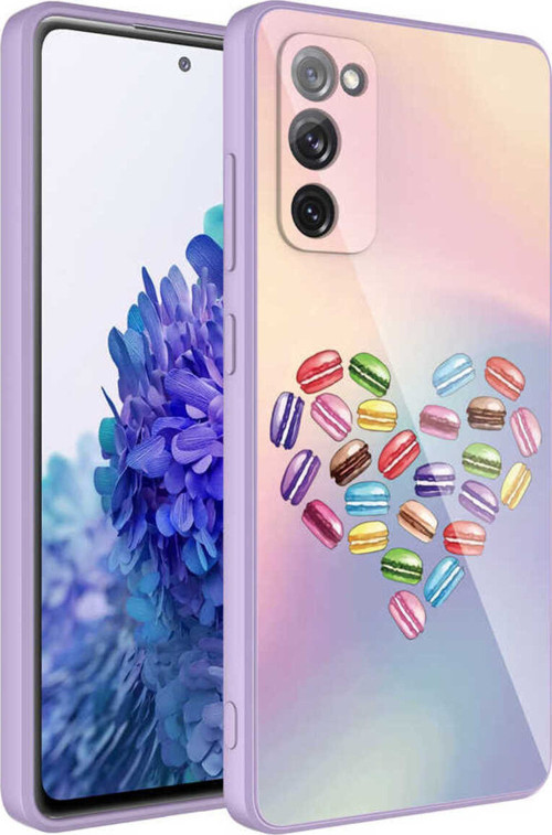 Galaxy S20 Fe Uyumlu Kamera Korumalı Desenli Sert Silikon Klfs Epoksi Kılıf-No1