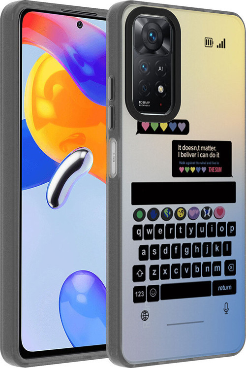 Xiaomi Redmi Note 11 Pro 5G Kılıf Desenli Zore Dragon Sert Kapak