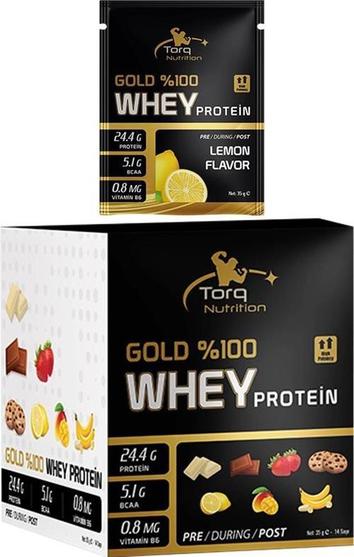 Gold Whey Protein 35 Gr x 14 SAŞE - Limon