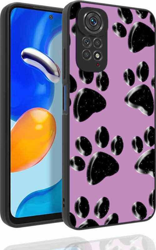 Redmi Note 11S Global Kılıf Desenli Kamera Korumalı Parlak Klfs Nora Kapak - No3