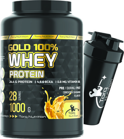 Gold Whey Protein Muz Aromalı 1000 gr
