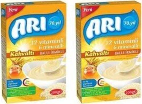 Ballı Irmikli Kahvaltı 12 Vitamin 6 Mineral 200gr X 2