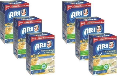 Sütlü 7 Tahıllı (GECE) Sütlü Pirinç Unu 500 gr X 6 Adet
