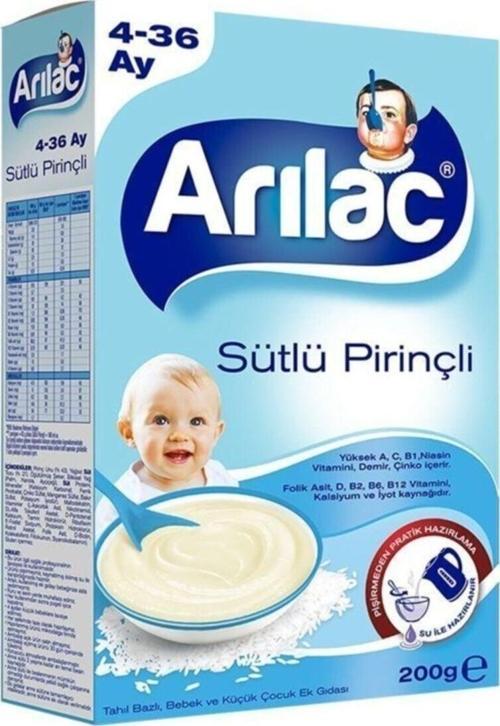 Arilac Sütlü Pirinçli Bebek Ve Çocuk Ek Gıdası
