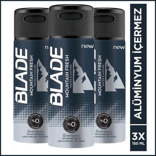 Mountain Fresh Deodorant 3x150ml