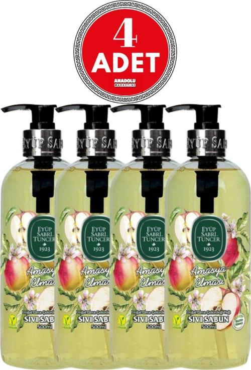 Amasya Elması Sıvı Sabun 500 ml 4 Adet
