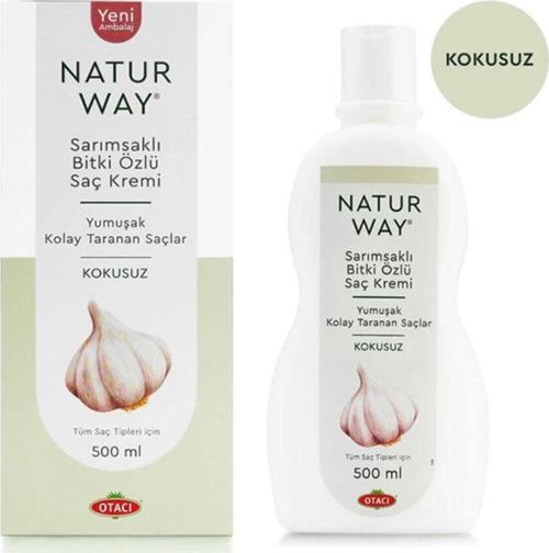Naturway Sarımsaklı Kokusuz Saç Kremi 500 ml 8699512011189