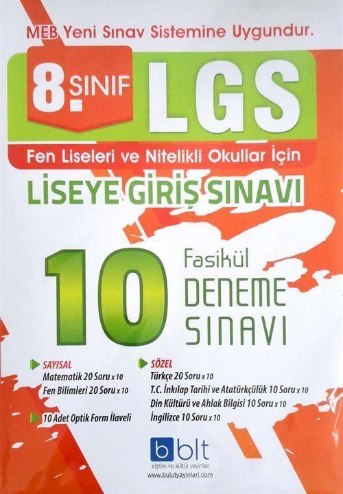 LGS 8. Sınıf 10 Fasikül Deneme Sınavı