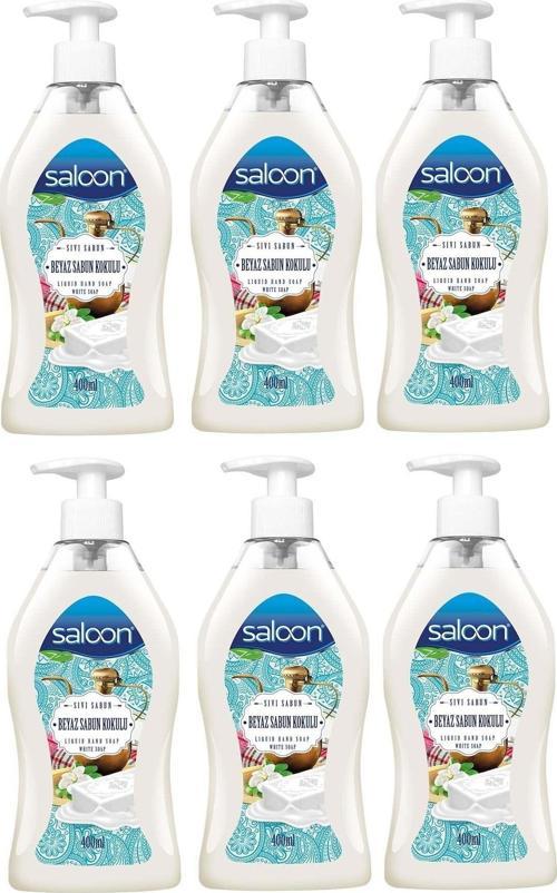 Sıvı Sabun Beyaz Sabun Kokulu 400 Ml 6'lı