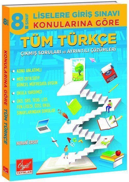 8. Sınıf LGS Konularına Göre Tüm Türkçe Çıkmış Sorular ve Çözümleri