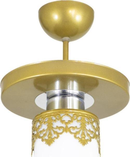 Tekli Modern Spor Model Yuvarlak Tepsi Taclı Eskitme Avize