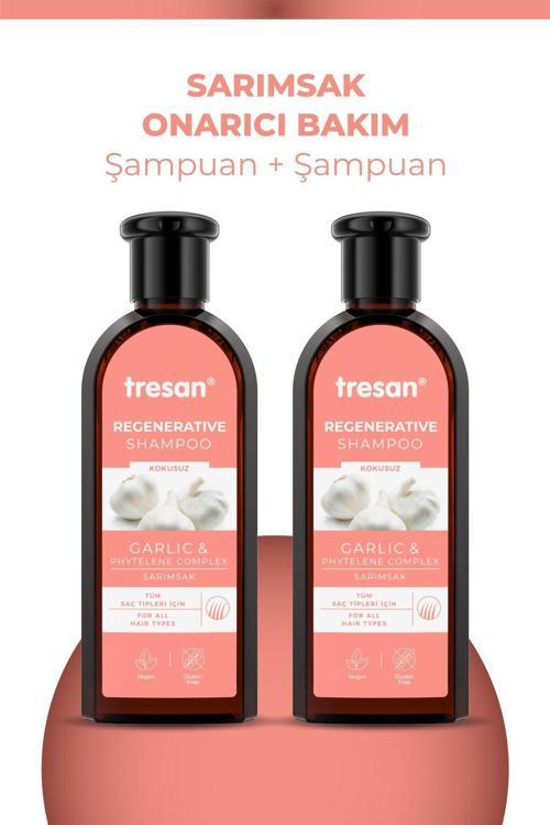 Sarımsak Onarıcı Bakım Şampuanı 300 ml X 2 Adet