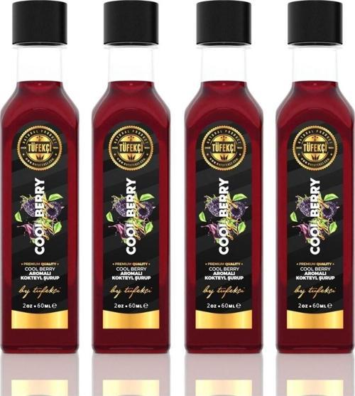 Berry Hibiscus Konsantresi Yoğun Lezzet Yüksek Aromalı Yeni Formül (4X60Ml)