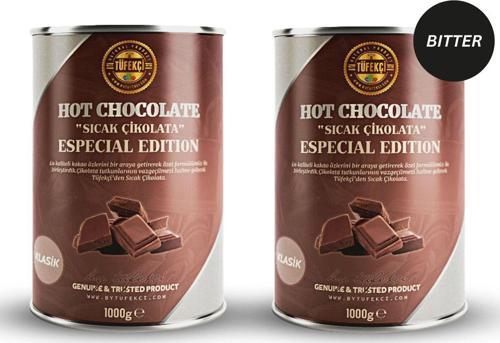 Bitter Sıcak Çikolata Ve Klasik Sıcak Çikolata Avantajlı Paket (2 X 1000 Gr)