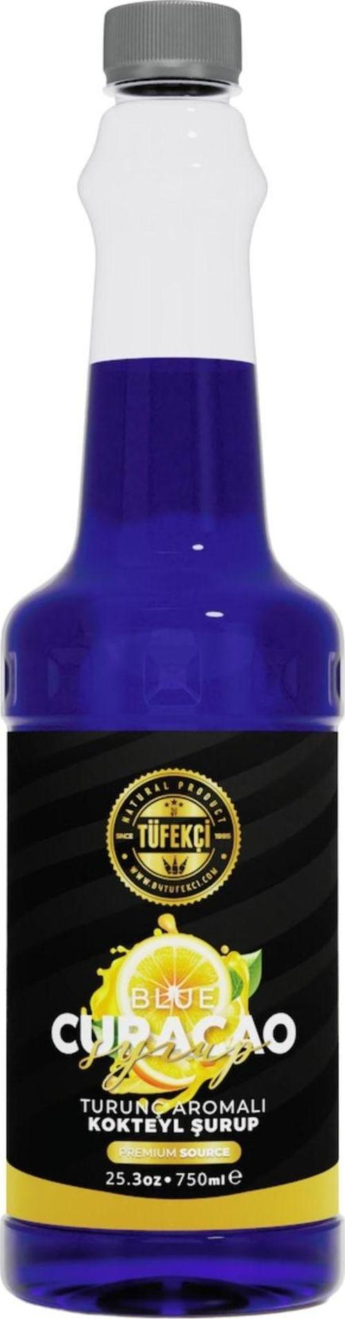 Blue Curacao Aromalı Kokteyl, Pasta, Kahve Ve Tatlı Şurubu 750 Ml