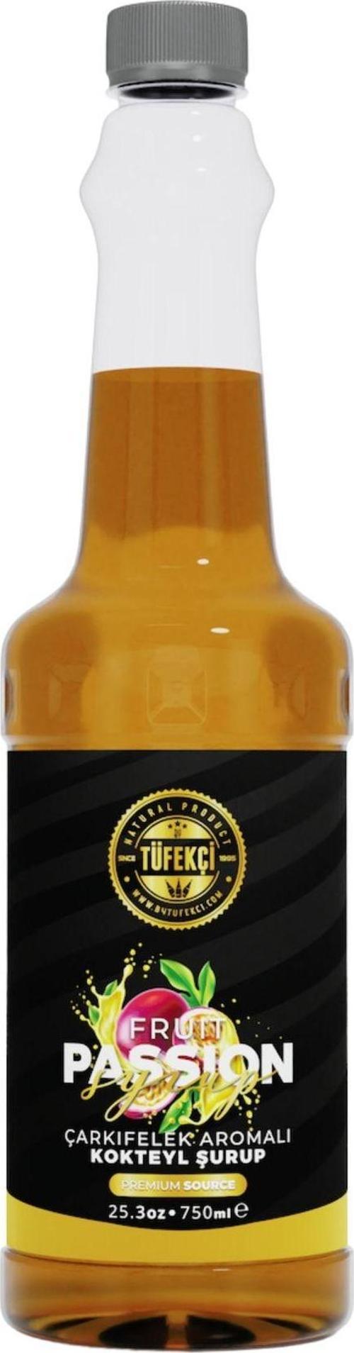 Çarkıfelek Passion Fruit Kokteyl, Pasta Ve Kahve Şurubu Yeni Formül Yüksek Aroma 750 Ml