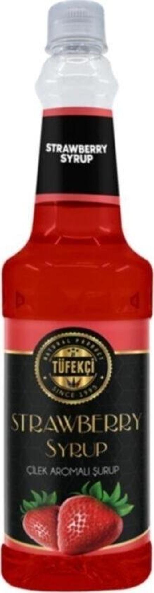 Çilek Strawberry Kokteyl Ve Kahve Şurubu Yeni Formül Yüksek Aroma 750 Ml