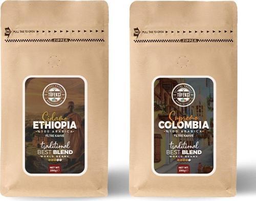 Colombian Ve Ethiopian Filtre Kahve 2*250 Gr