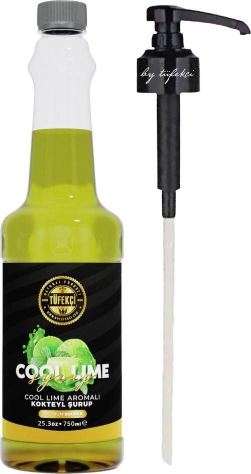 Cool Lime Konsantresi 750 Ml 15 Bardak Şurup Pompası 3 Cl Avantajlı Set