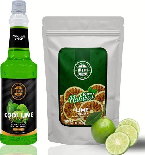 Cool Lime Konsantresi 750Ml Ve %100 Natural Lime Kurusu 50 Gr Avantajlı Paket