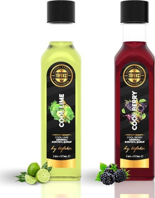 Cool Lime Ve Cool Berry Konsantresi Yoğun Form Yüksek Aromalı Deneme Set 2X60