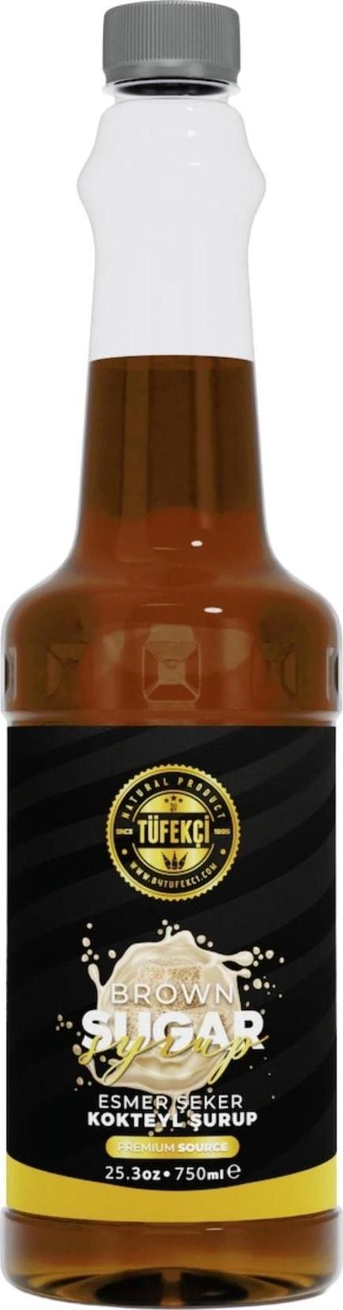 Esmer Şeker Brown Sugar Kokteyl, Pasta Ve Kahve Şurubu Yeni Formül Yüksek Aroma 750 Ml
