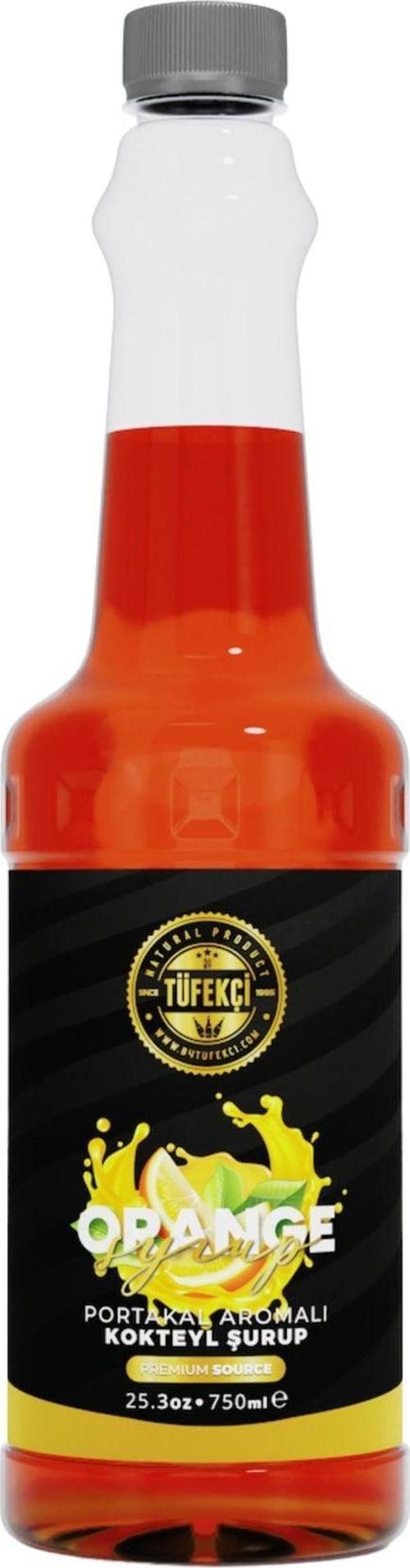 Portakal Orange Kokteyl, Pasta Ve Kahve Şurubu Yeni Formül Yüksek Aroma 750 Ml