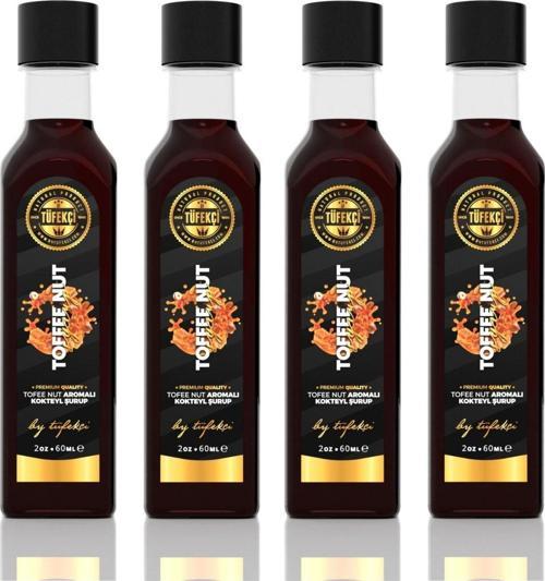Toffee Nut Şurup Yoğun Form Yüksek Aromalı Yeni Formül Avantajlı Paket (4X60Ml)