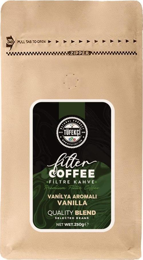 Vanilya Aromalı Filtre Kahve Yoğun Aroma Medium Roast 250 Gr