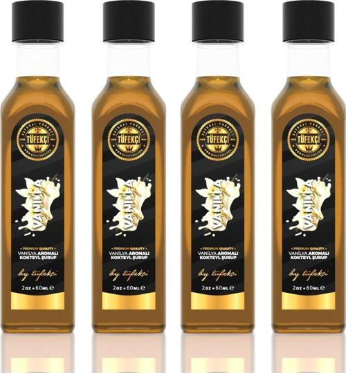 Vanilya Şurup Yoğun Form Yüksek Aromalı Yeni Formül Avantajlı Paket (4X60Ml)