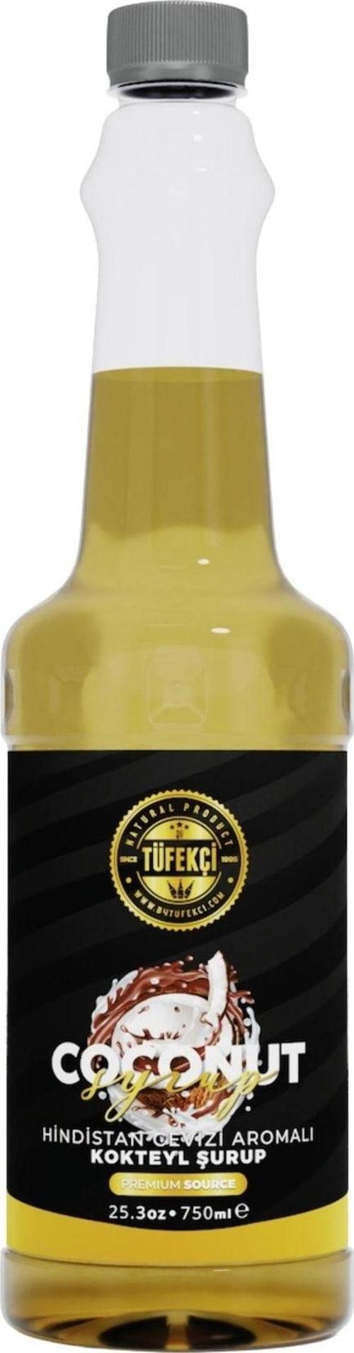 Hindistan Cevizi Coconut Kokteyl, Pasta Ve Kahve Şurubu Yeni Formül Yüksek Aroma 750 Ml